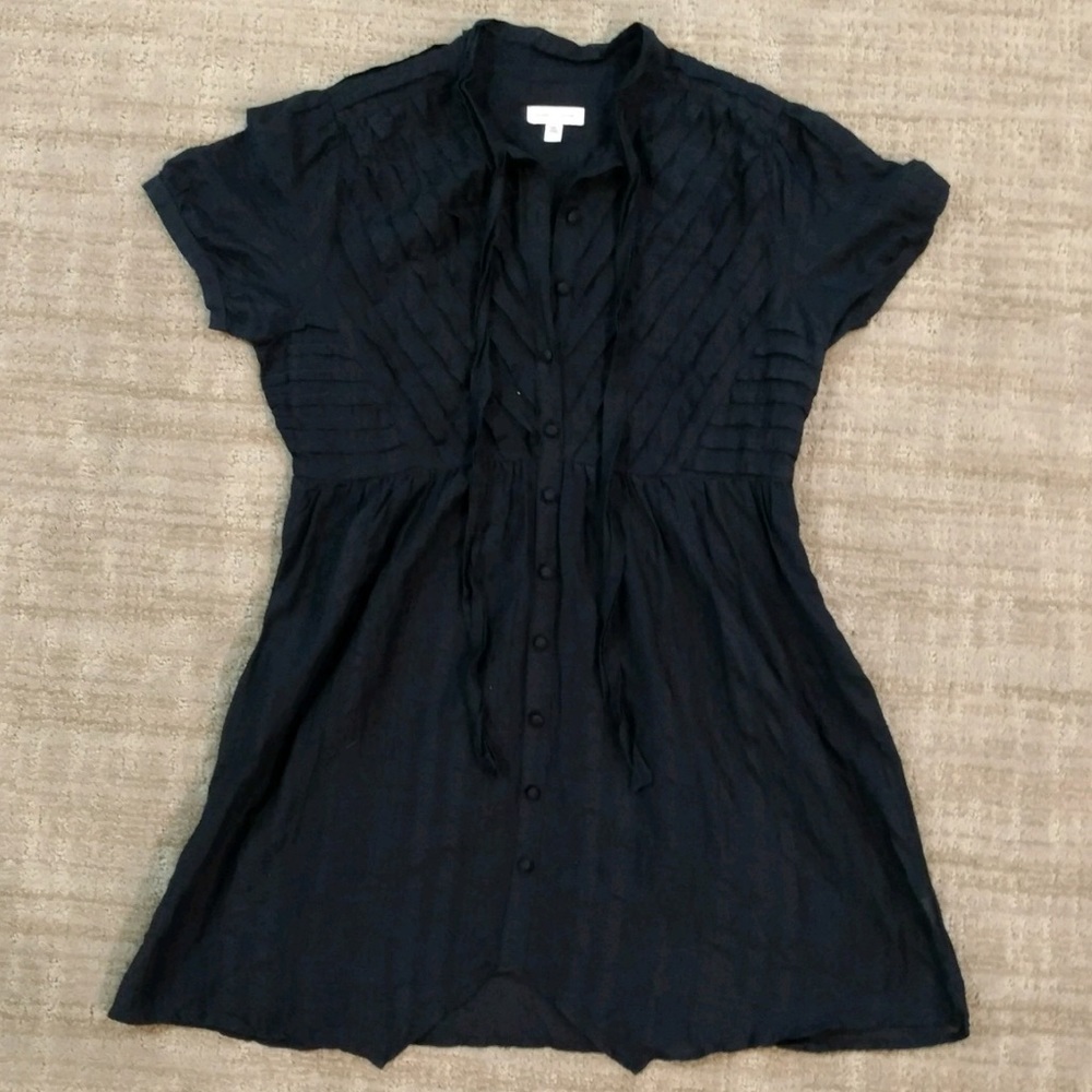 Silence + Noise Black Short sleeve Blouse